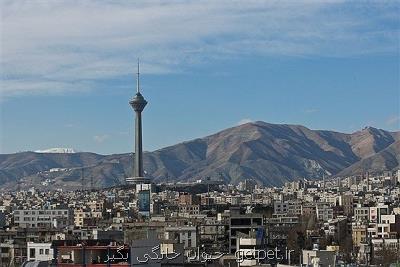 تنفس هوای مطلوب در تهران طی امروز