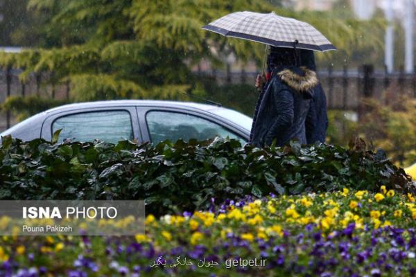 بارش باران در 21 استان