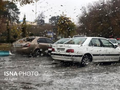 بارش باران در نقاط مختلف کشور