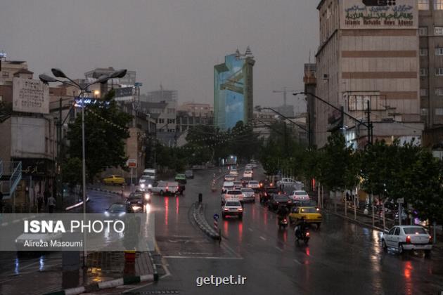 بارش باران و کاهش دما در نقاط مختلف کشور