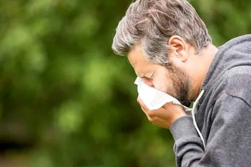 باد پاییزی ذرات آلرژی را در هوا پخش می کند مراقب ریه ها باشید