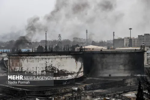 انتشار ۵۳ هزار تن CO2 به دنبال حمله به انبار نفت کرج