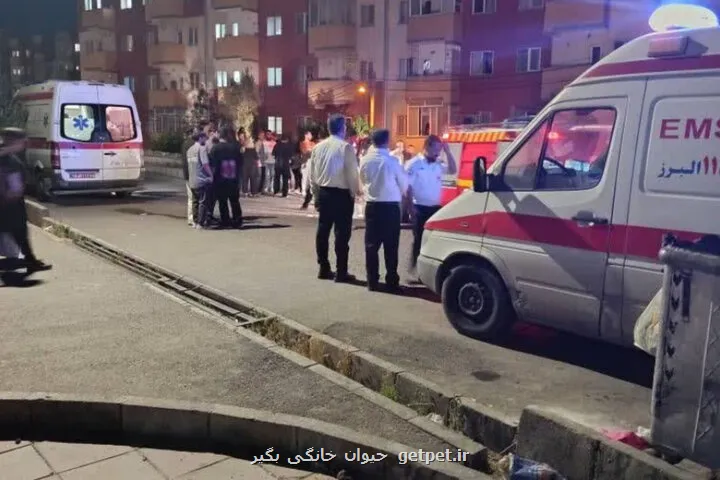 ۱۸ مصدوم در حریق مجتمع مسکونی ماهدشت