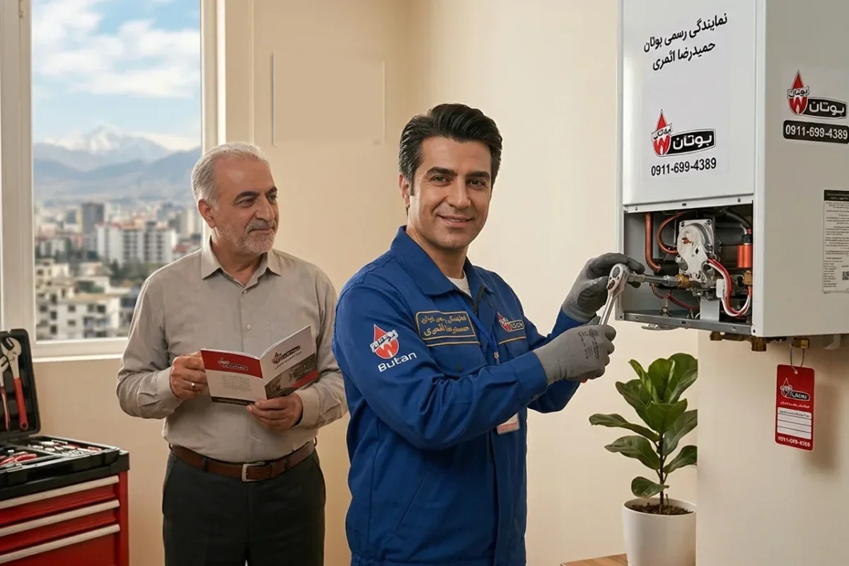 خدمات تخصصی نصب، سرویس و تعمیر پکیج و آبگرمکن بوتان در گرگان