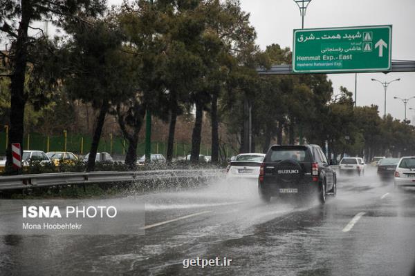 رگبار پراكنده و وزش باد شدید در بعضی نقاط كشور