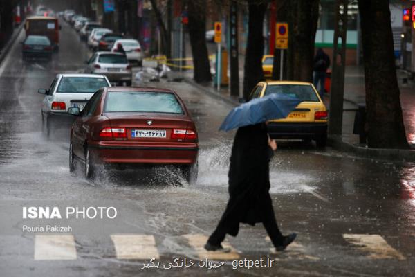 اخطار هواشناسی نسبت به تداوم بارش باران بعلاوه نقشه مناطق پرخطر و سفارش های كشاورزی